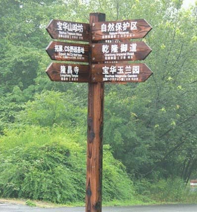 指路牌